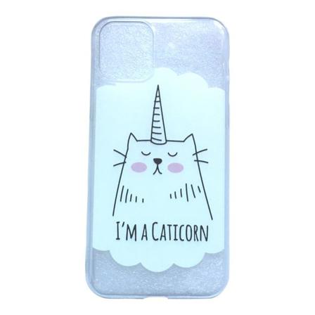 Iphone 11 Pro Caticorn Enhörning Katt Sagoväsen Vit