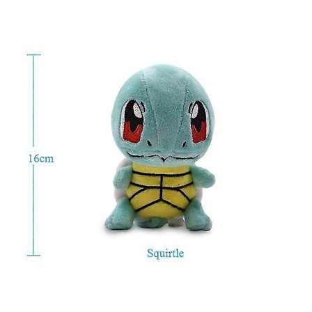 40 Stilar Anime Docka Poliwag Bulbasaur Charmander Lapras Snorlax Plyschleksak Julklapp till Barn