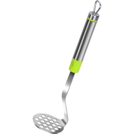 Potatisstöt Rostfritt Stål Potatisstöt Stötredskap Potatispress Matpress, för Bönor Grönsaker Frukt Röda Stötar