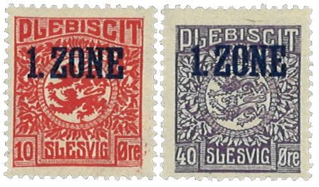 Slesvig 1920 - AFA 4x+6x - Postfrisk