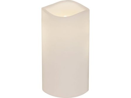 STAR TRADING Blockljus Paul LED 15cm vit - Lyreco - Kök och servering - Ljus och tillbehör - LED-Ljus