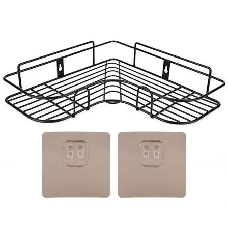 Hjørneopbevaring Organisation Stativ Hylde til badeværelse toiletartikler opbevaring Ingen boring