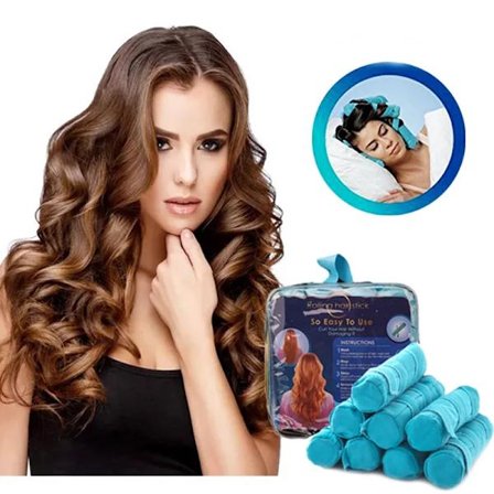 8PCS Hair Curler No Heat DIY Magic Heatless Hair Curlers Hair Rollers Groot Large Sleep Styler Hair Dressing Styling Tools