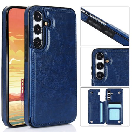 Samsung Galaxy S24 PLUS - Stiligt Etui med Pung/Kortlomme