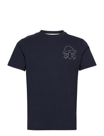 Embriodered T-Shirt Blue Far Afield