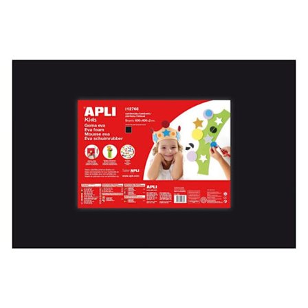 Mousse EVA termoformbar 40x60 cm Svart 5 ark