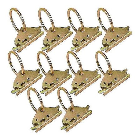 E-Track O-rengaskiinnityspisteet yhteensopivat E-Track-kiinnitysjärjestelmän kanssa, turvallinen lasti suljetussa/tasaisessa