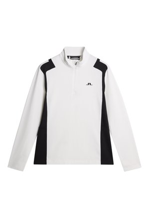 J.Lindeberg - Golf - Lukas Quarter Zip Mid Layer - Weiss - Mann - L
