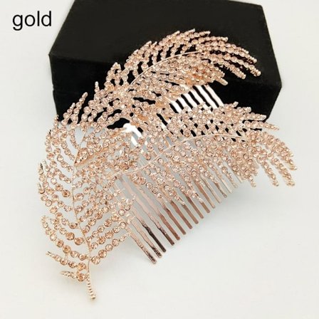 Hårkam Hårklemme GULL