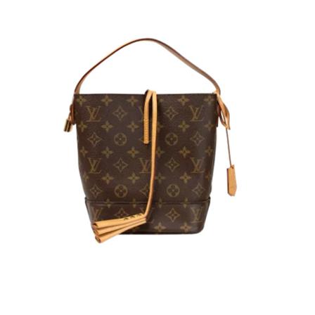 Louis Vuitton Vintage, Pre-owned Coated canvas handbags Bruin, Dames, Maat:ONE Size
