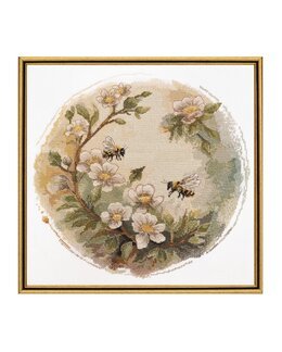 Broderikit Tavla Stilrent Blomster