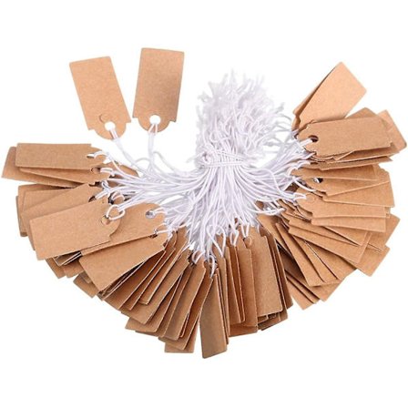 300 ark etiketter pris etiketter tomme skrivbare pris etiketter display etiketter med elastisk hængereb, kraft