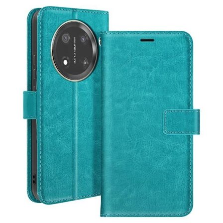 Étui Portefeuille - Mayaxess - Honor Magic 7 Lite - Øko-læder - Aftagelig Håndledsrem - Video Støtte