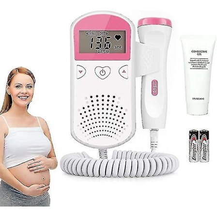 Heartbeat Mon Pregnancy Portable Doppler Fetal Heart Rate Mon