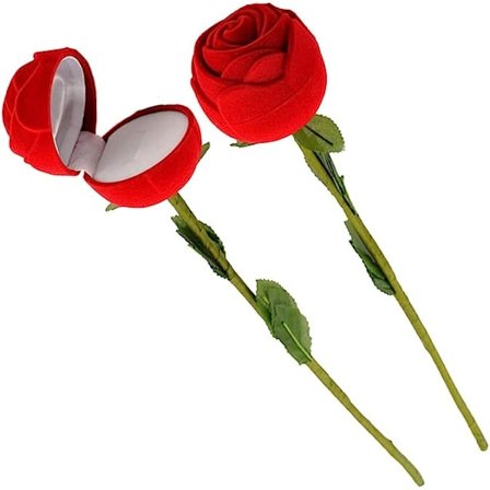 Sammet Smyckeskrin Örhänge Ring Box Kronstjärna Tårta Panda Rose Smycken Förvaring Case Organizer Present