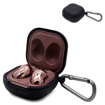 Samsung Buds Live silikonfodral med spänne - Svart