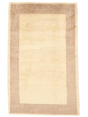 Hand Knotted Persian Gabbeh Persia Fine Rug 160X250 Beige/Orange
