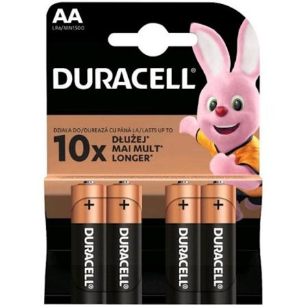 Batteri Duracell AA LR6 4 st