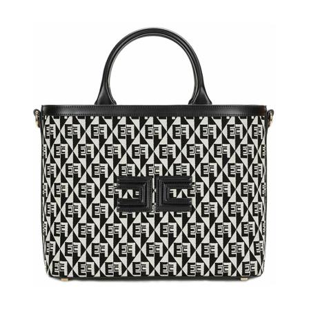 Elisabetta Franchi, Handbag Zwart, Dames, Maat:ONE Size