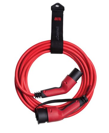 Defa eConnect M3T2 Ladekabel Type 2 til type 2, 3-fase, 20 A 7,5 meter, Elfordeling & strømforsyning