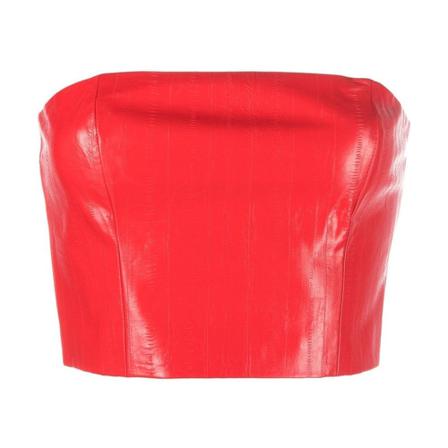 Saint Laurent, Sleeveless Tops Rood, Dames, Maat:XS