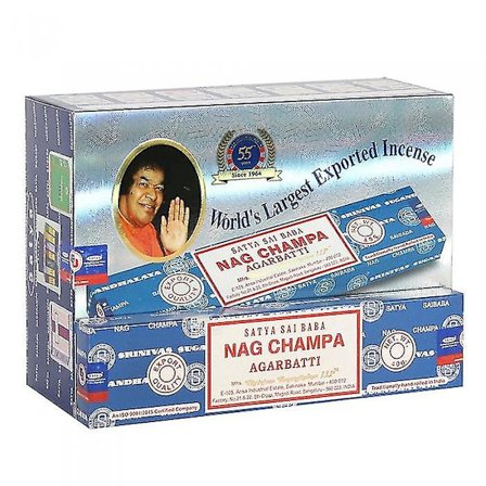 Satya Nag Champa Røkelsestokker (pakke med 120)