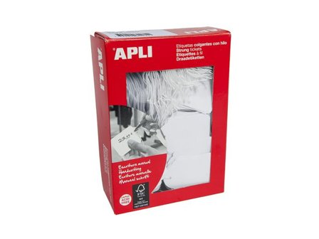 Etikett med snöre 45x65mm 400/fp - Lyreco - Kontorsmaterial - Butiksmaterial - Prisetiketter och prismärkare