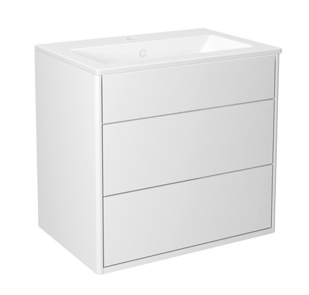 Gustavsberg Graphic Kommodepakke glatt, hvit, 60 cm, Baderom