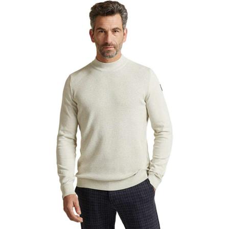 Vanguard, Round-neck Knitwear Beige, Heren, Maat:M,Cotton