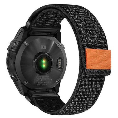 Kompatibel med Garmin Tactix 7 Pro/Fenix 7X/6X Pro/5X Plus Universal Klockarmband Nylon Armband 26mm