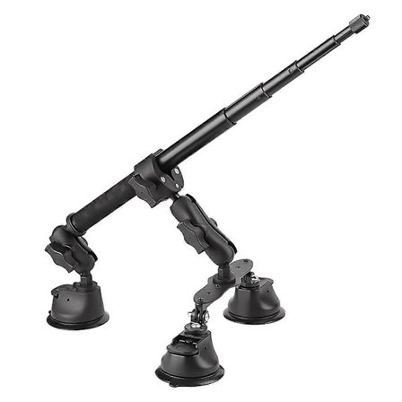 Bil Sugekop Beslag Kit med Usynlig Selfie Stick Kuglehoved Adapter Kompatibel med Insta360 X4 X3 Action Ca-Perfet