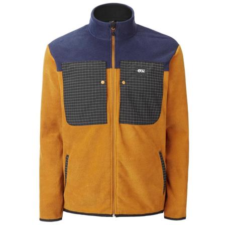 Picture Organic Clothing Men's Artim Full Zip Fleece Men Mid layer tops Orange L