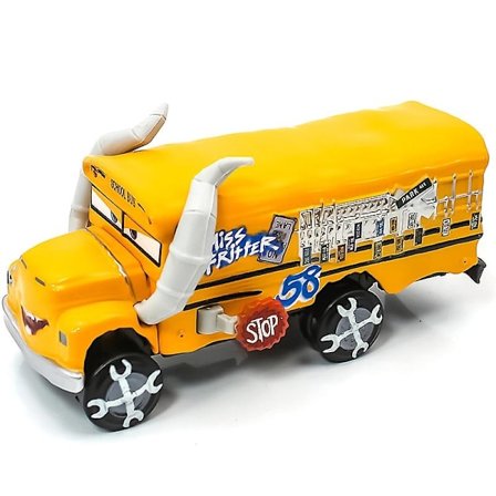 Disney Pixar "Autot 3" Super Deluxe Diecast -sarjan Miss Fritter -automalli - WELLNGS
