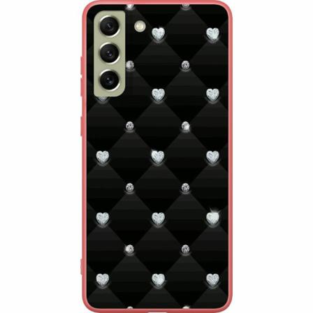 Samsung Galaxy S21 Fe 5g Premium Skal Bling Heart