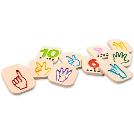 PLANERA LEKSAKER Träspel Lär dig siffror i tecken