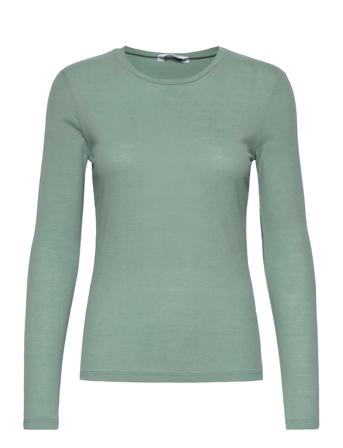 Envelda Ls Tee 5328 T-shirts & Tops Long-sleeved Vihreä Envii