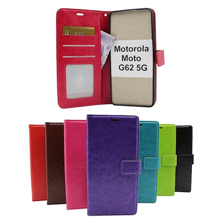 Crazy Horse Wallet Motorola Moto G62 5G