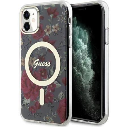 Guess iPhone 11/XR Mobilskal Magsafe Flower - Vihreä/Khaki