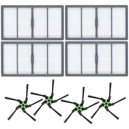 Tilbehørssæt til IRobot Roomba S9 S9+ robotstøvsuger, reservedele børster og filtre robotstøvsuger