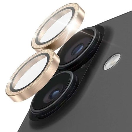 Skyddsglas - PANZER GLASS - iPhone 17 - Glittrande Guld - Förebyggande av repor - Snabb installation