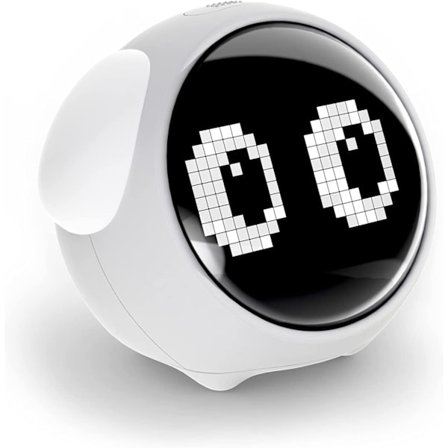 Børnevækkeur, Dobbelt Vækkeur, Nattelys, Stemmeaktiveret