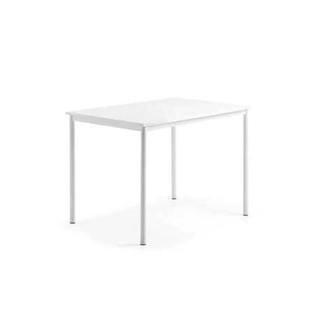 Skrivebord BORÅS, 1200x800x900 mm, whiteboard bordplade, hvid