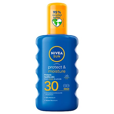 NIVEA Sun Protect & Moisture Spray SPF 30 200 ml, Skincare, Solcreme, Solcreme Til Ansigtet