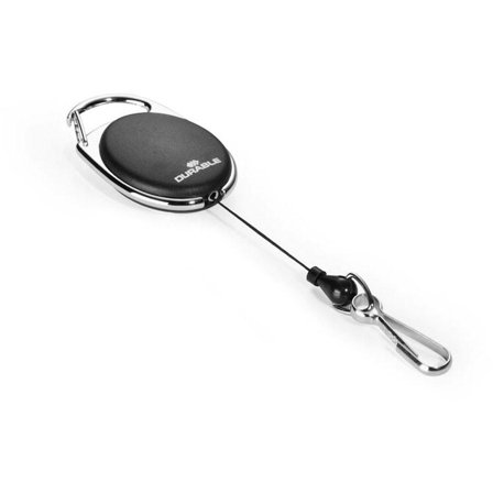 DURABLE Jojo Style mit Federhaken 1 Stück schwarz