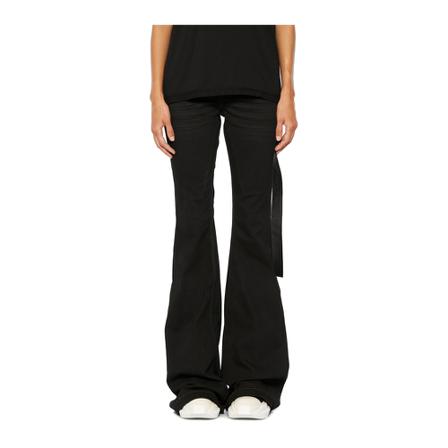 Rick Owens, Flared Jeans Zwart, Dames, Maat:W27