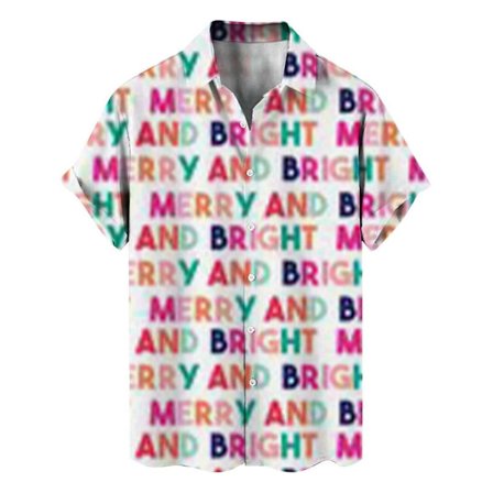 Juleskjorte til mænd Grim Oktoberfest Jul Langærmet Juleskjorte Sjov Juleskjorte Grim Juleskjorte Julegaver til mænd 3XL Pink