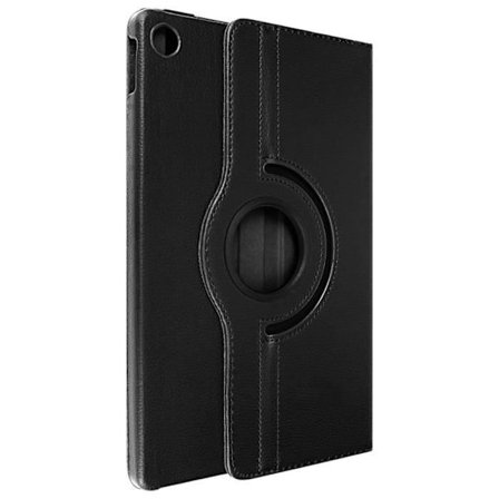 Foliofodral - Lenovo - Tab M10 Plus Gen 3 - Ekologisk läder svart - Rotationsstöd 360° - Hel skydd