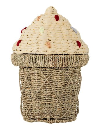 Bloomingville | Cillie Basket W/Lid | Ø 28 CM