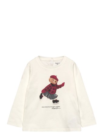 Ralph Lauren Baby | Polo Bear Cotton Long-Sleeve Tee | 85-90