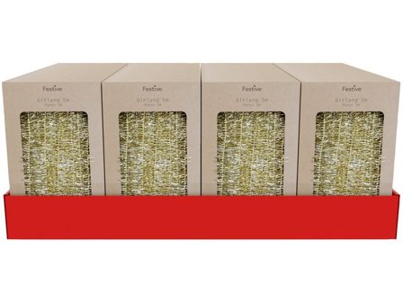 Dekoration Glitter guld 5mx25mm - Lyreco - Kontorsmöbler och inredning - Lampor och belysning - Dekorationsbelysning